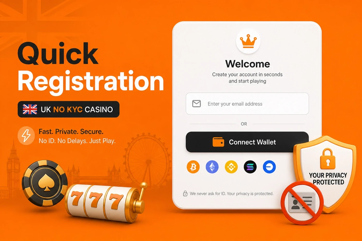 Instant Registration for UK Players